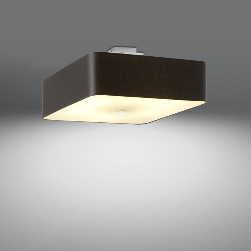 Iluminação de teto LOKKO 5xE27/60W/230V 45 cm preto