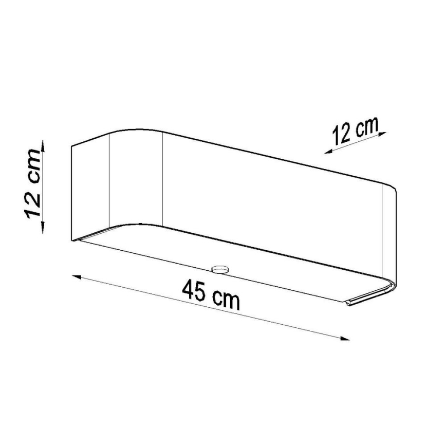 Iluminação de parede LOKKO 2xE14/60W/230V branca