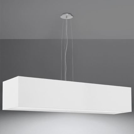 Candelabro suspenso SANTA 5xE27/60W/230V 120 cm branco