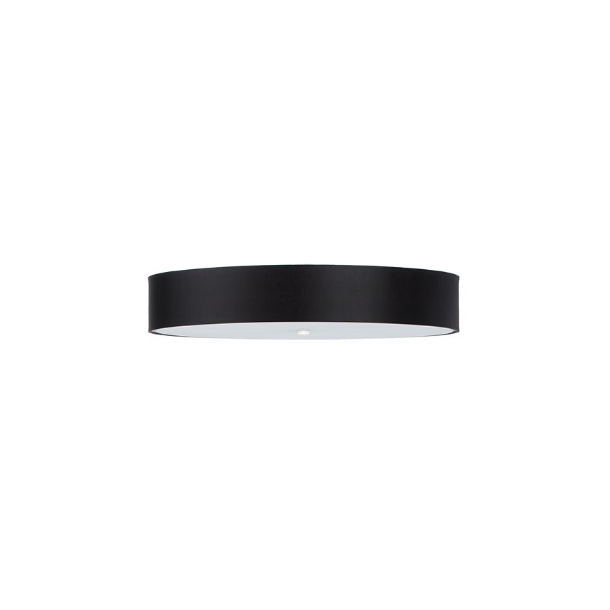 Iluminação de teto SKALA 6xE27/60W/230V d. 80 cm preto