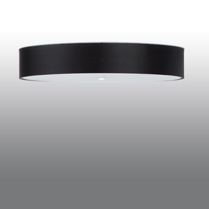 Iluminação de teto SKALA 6xE27/60W/230V d. 80 cm preto