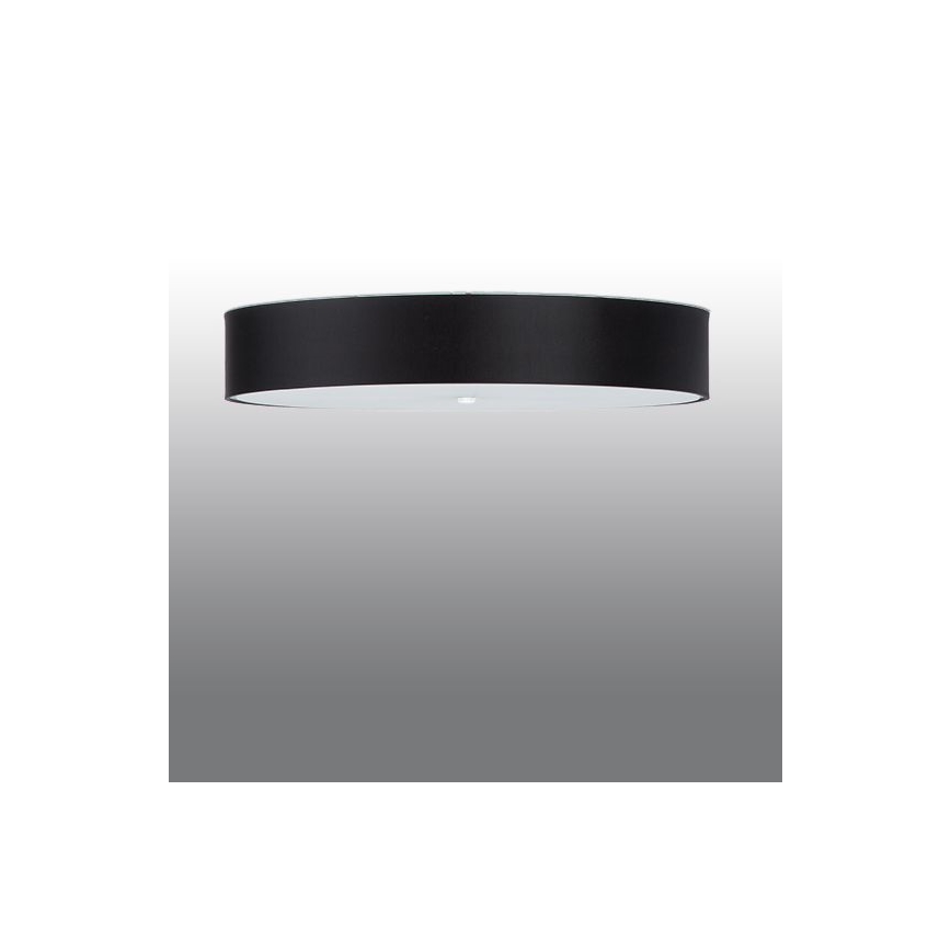 Iluminação de teto SKALA 6xE27/60W/230V d. 80 cm preto