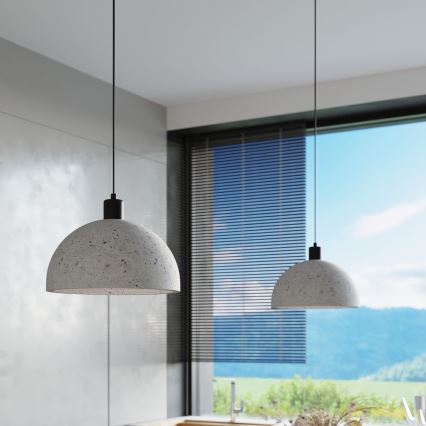 Candelabro suspenso PABLITO 1xE27/60W/230V betão