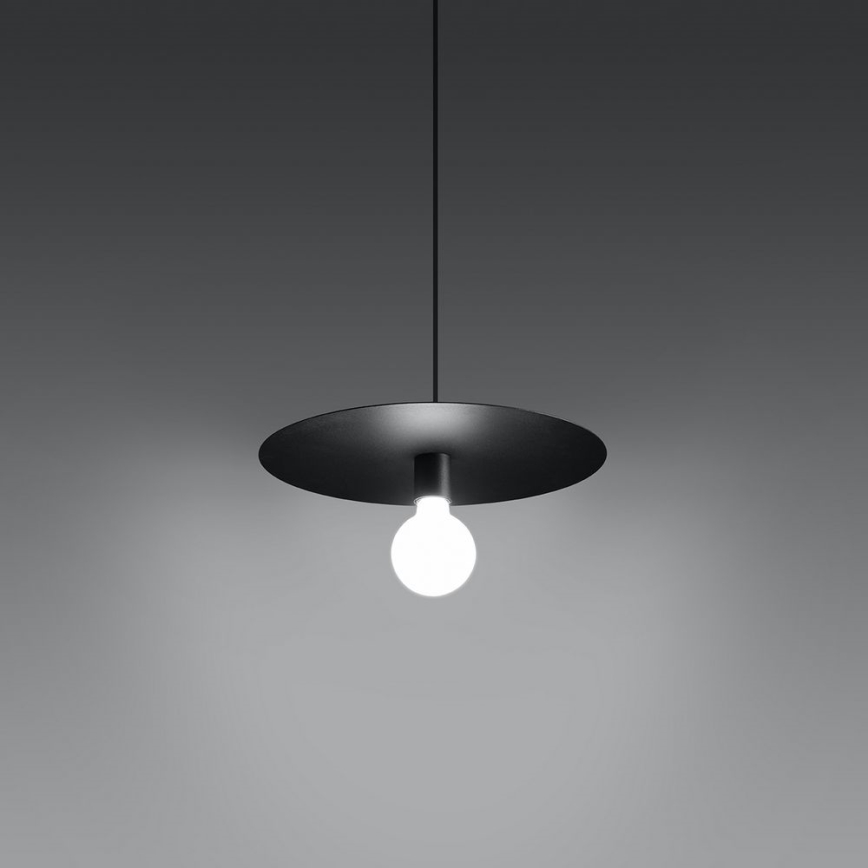 Candelabro suspenso FLAVIO 1xE27/60W/230V preto