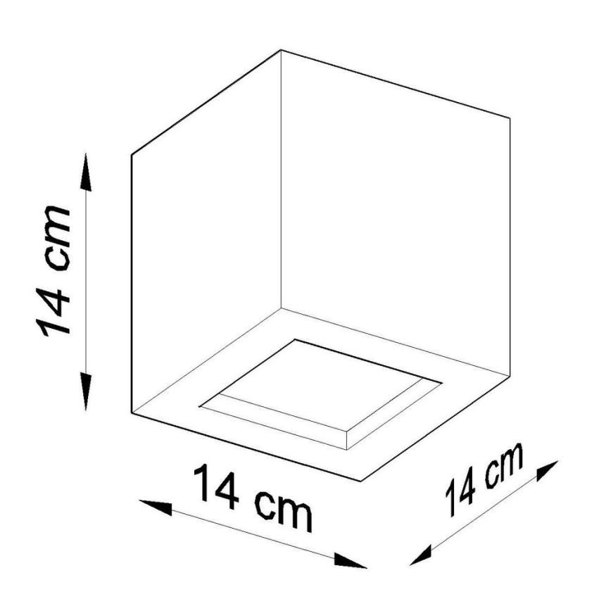 Iluminação de parede LEO 1xE27/60W/230V cinzento