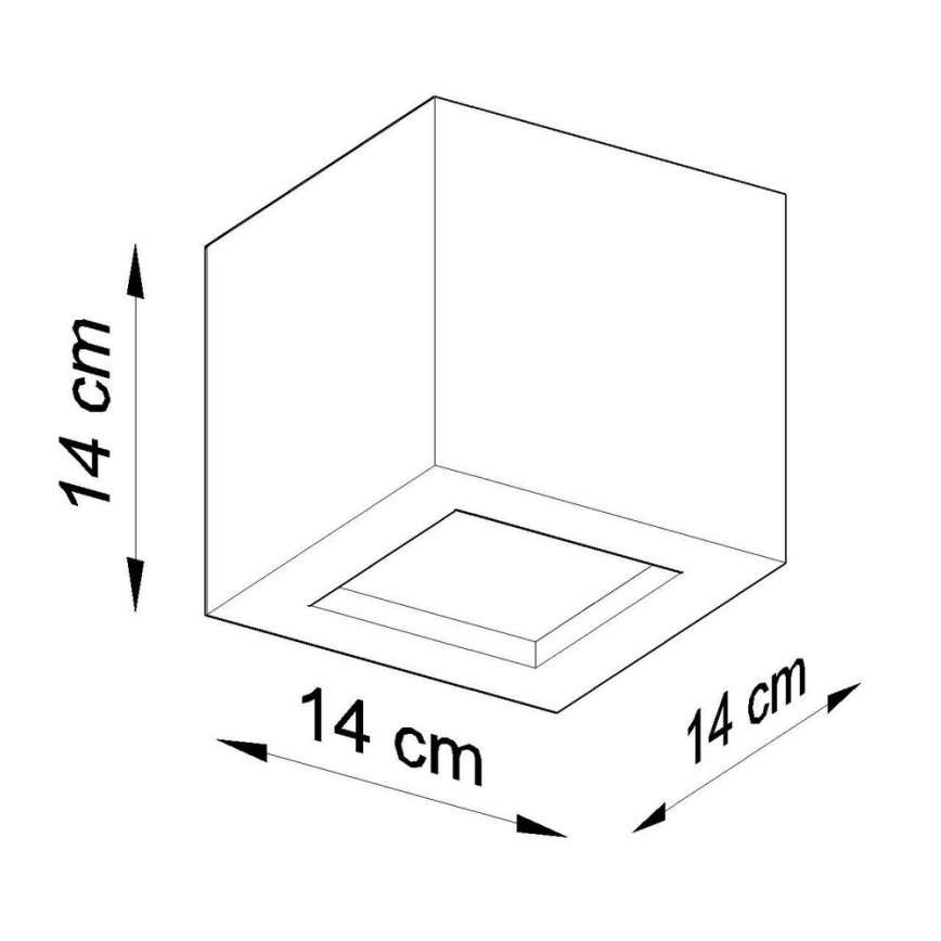 Iluminação de parede LEO 1xE27/60W/230V preto