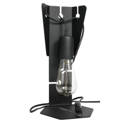 Candeeiro de mesa ARBY 1xE27/60W/230V preto