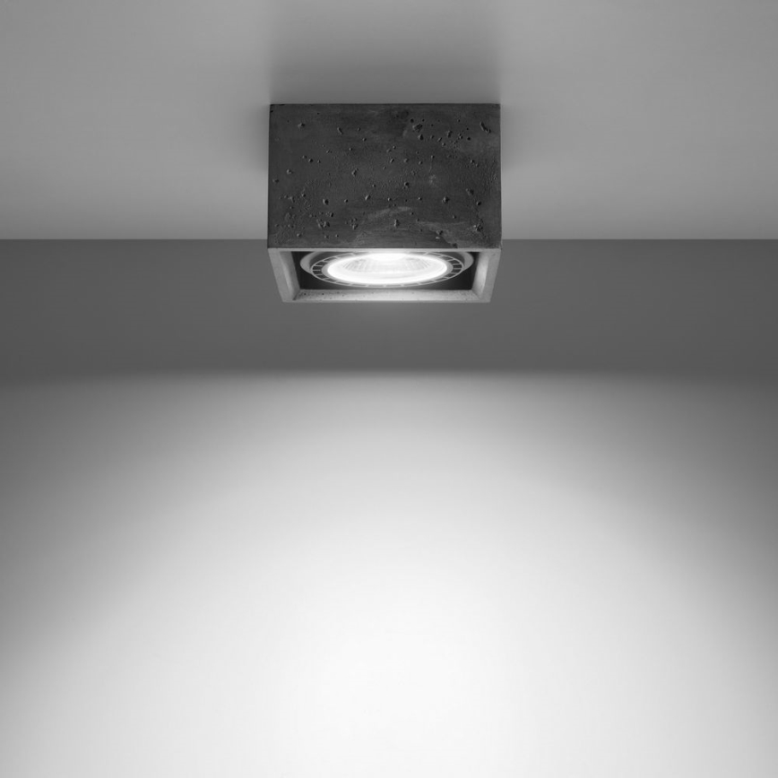 Iluminação de teto QUATRO AR111 1xGU10/40W/230V betão