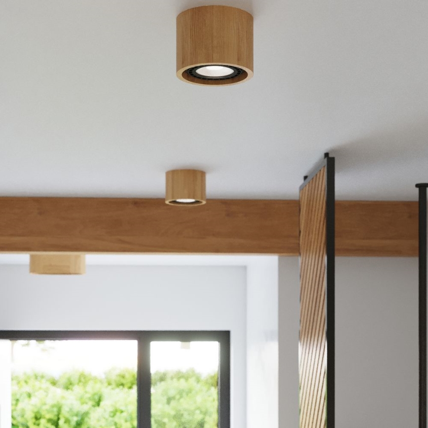 Iluminação de teto BASIC AR111 1xGU10/40W/230V faia