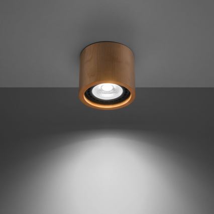 Iluminação de teto BASIC AR111 1xGU10/40W/230V faia