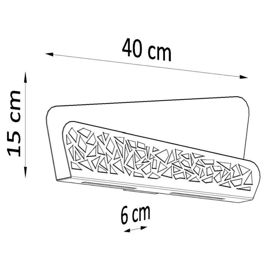Iluminação de parede ALIZA 2xG9/40W/230V