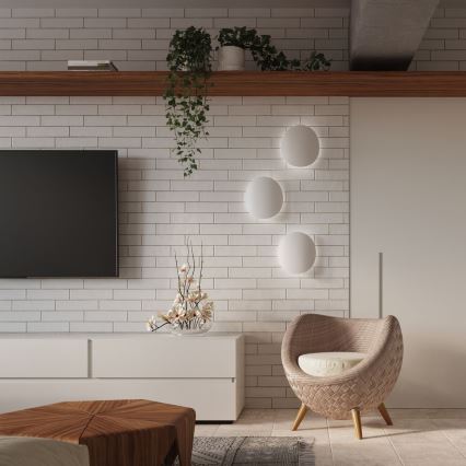 Iluminação de parede SENSES 2xG9/40W/230V branca