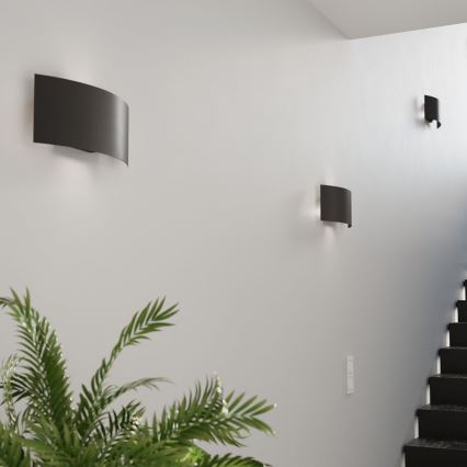 Iluminação de parede MAGNUS 2xG9/40W/230V preta