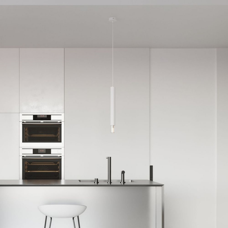 Candelabro suspenso VIZIER 1xG9/12W/230V branco