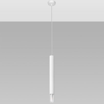 Candelabro suspenso VIZIER 1xG9/12W/230V branco