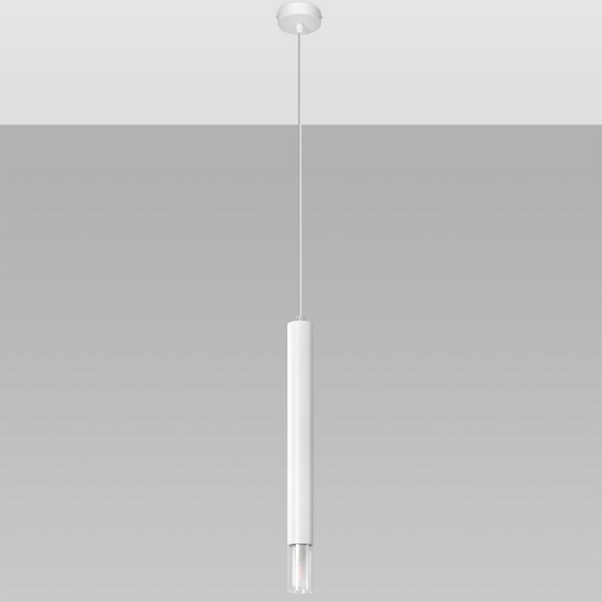 Candelabro suspenso VIZIER 1xG9/12W/230V branco