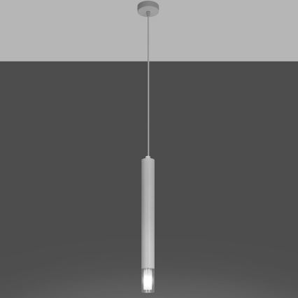 Candelabro suspenso VIZIER 1xG9/12W/230V branco