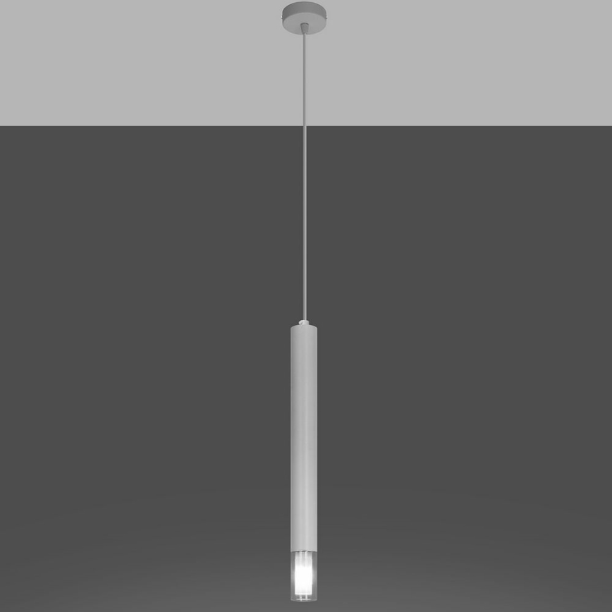 Candelabro suspenso VIZIER 1xG9/12W/230V branco