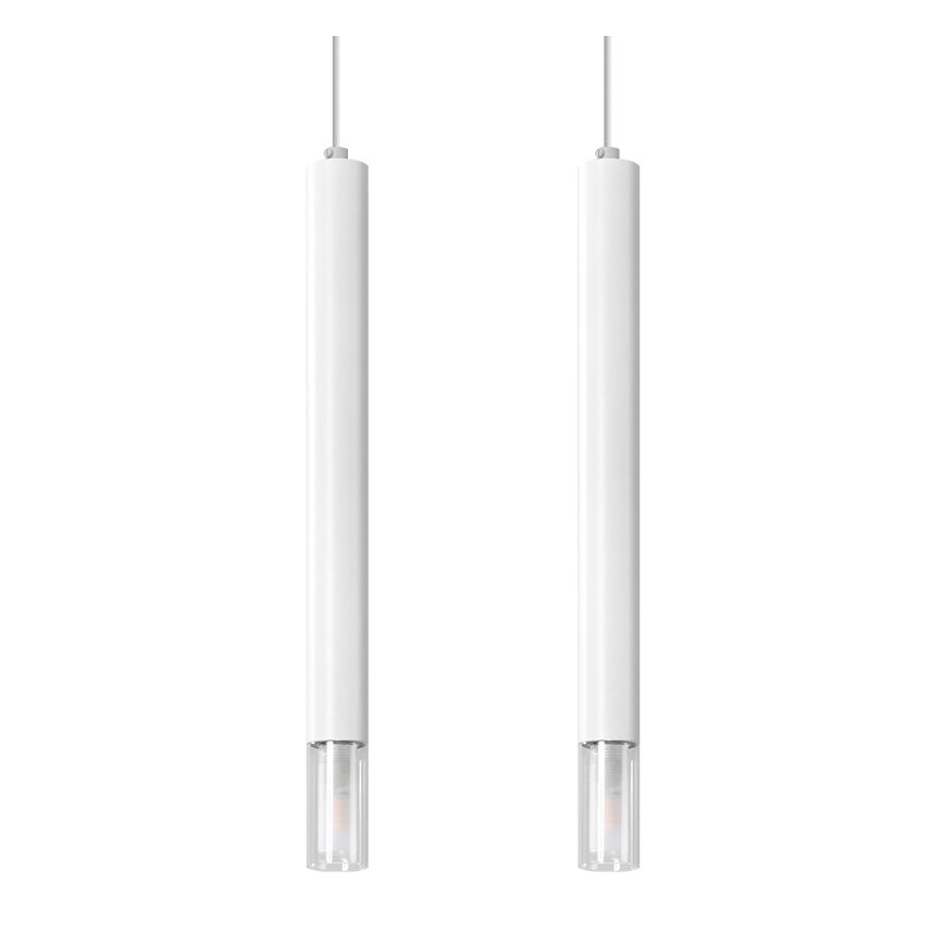 Candelabro suspenso VIZIER 2xG9/40W/230V branco