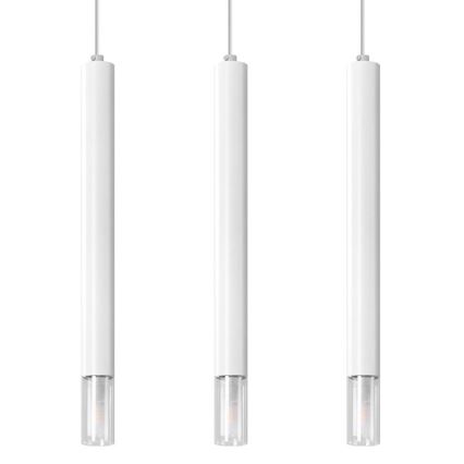 Candelabro suspenso VIZIER 3xG9/40W/230V branco