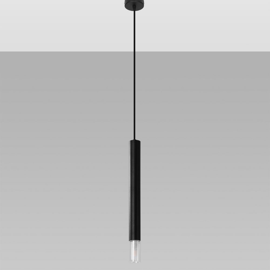 Candelabro suspenso VIZIER 1xG9/40W/230V preto