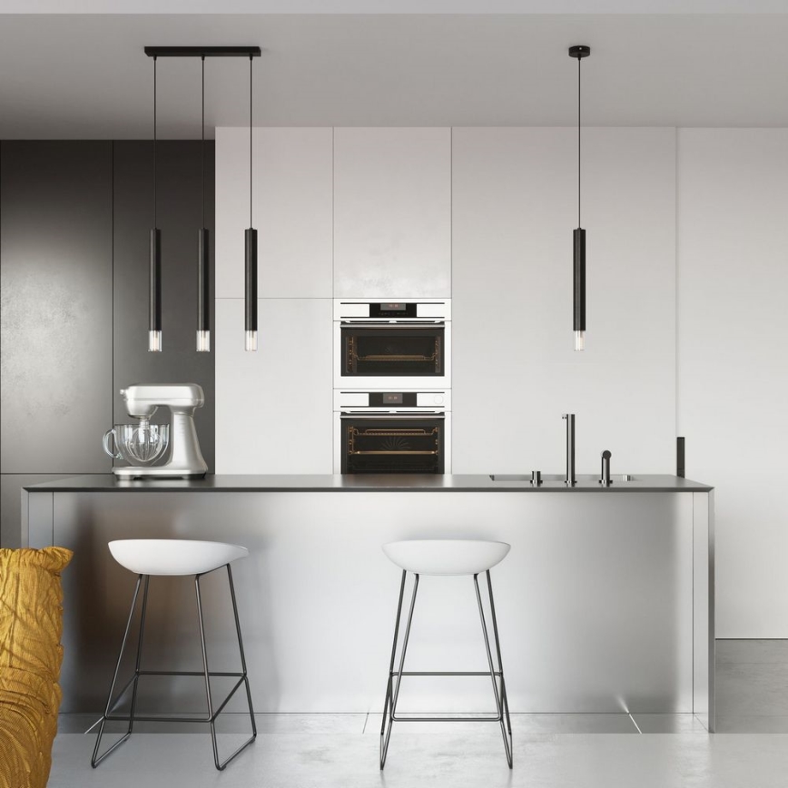 Candelabro suspenso VIZIER 2xG9/40W/230V preto