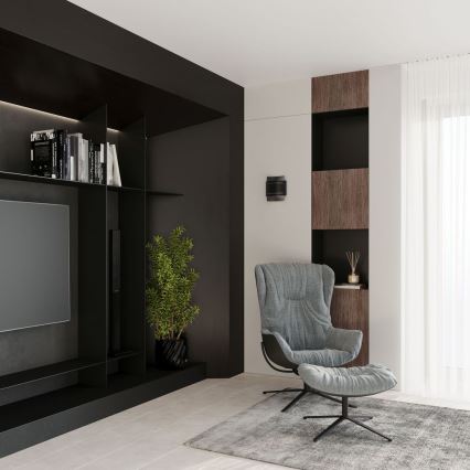 Iluminação de parede HESTIA 1xG9/40W/230V preta