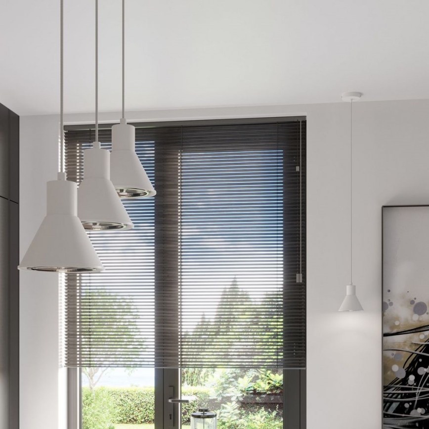 Candelabro suspenso TAZILA 1xES111/60W/230V branco