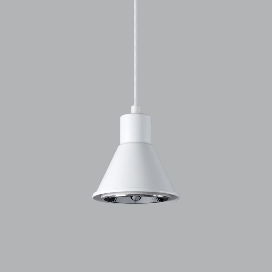 Candelabro suspenso TAZILA 1xES111/60W/230V branco