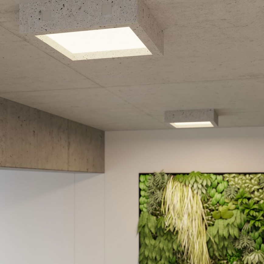 Iluminação de teto LED RIZA LED/18W/230V betão