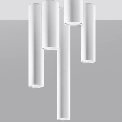 Foco LAGOS 1xGU10/10W/230V 60 cm branco