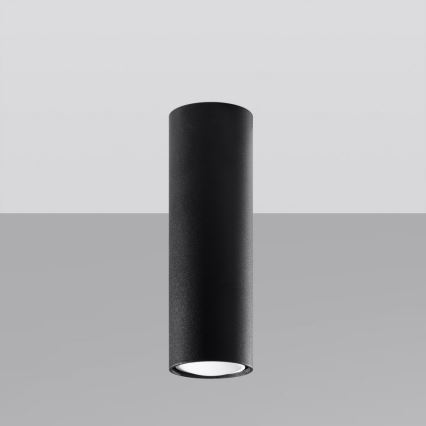 Foco LAGOS 1xGU10/10W/230V 20 cm preto