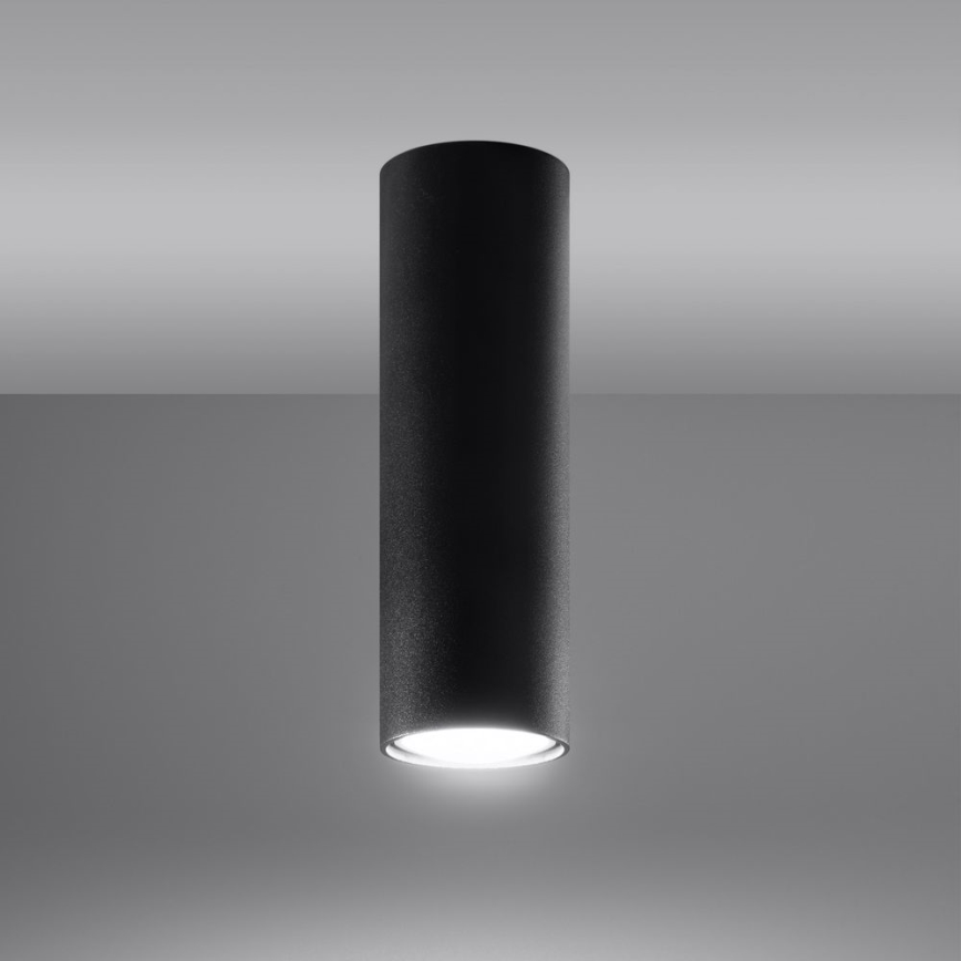 Foco LAGOS 1xGU10/10W/230V 20 cm preto