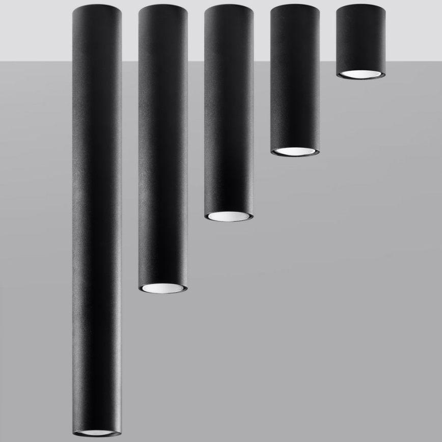 Foco LAGOS 1xGU10/10W/230V 40 cm preto