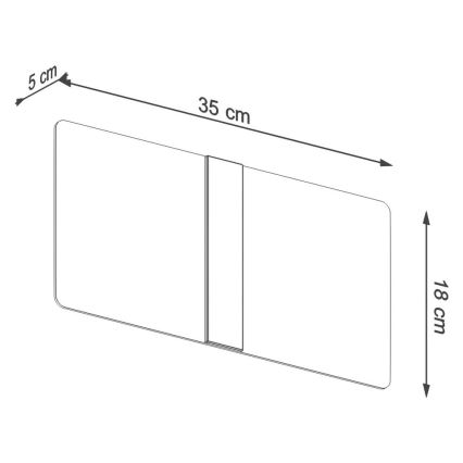 Iluminação de parede AZALIA 2xG9/40W/230V
