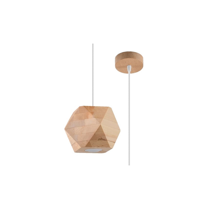 Candelabro suspenso WOODY 1xGU10/40W/230V carvalho
