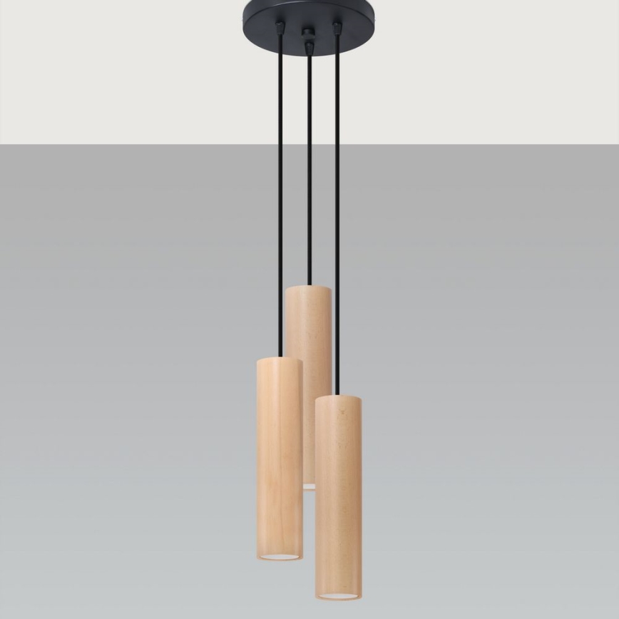 Candelabro suspenso LINO 3xGU10/40W/230V faia