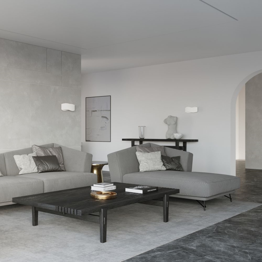 Iluminação de parede TILA 2xG9/40W/230V 40 cm branca