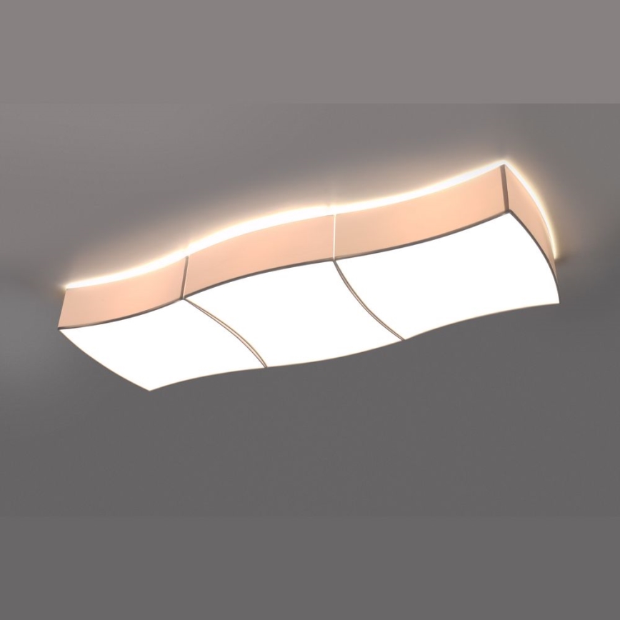 Iluminação de teto SQUARE 6xE27/60W/230V branca