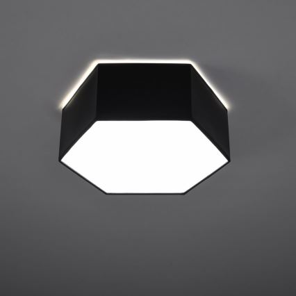 Iluminação de teto SUNDE 2xE27/60W/230V 11,5 cm preta