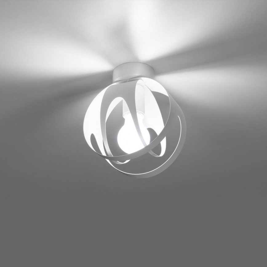 Candelabro montado à superfície TULOS 1xE27/60W/230V branco