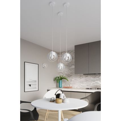 Candelabro montado à superfície TULOS 1xE27/60W/230V branco