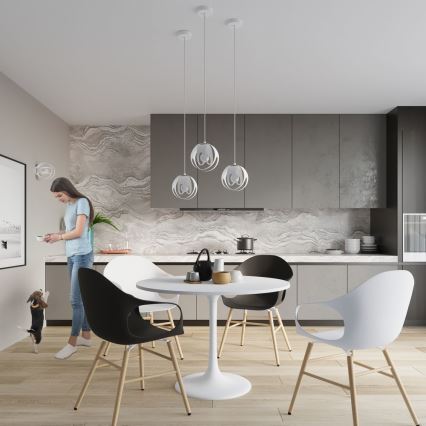 Candelabro montado à superfície TULOS 1xE27/60W/230V branco