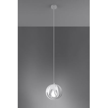 Candelabro suspenso TULOS 1xE27/60W/230V branco