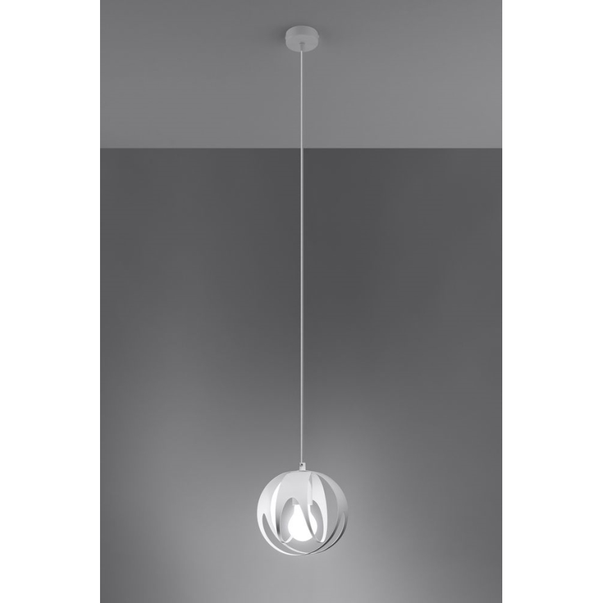 Candelabro suspenso TULOS 1xE27/60W/230V branco