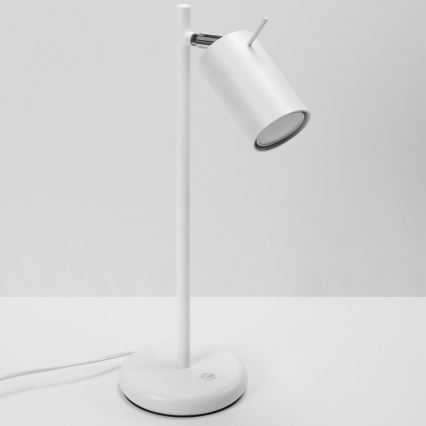 Candeeiro de mesa RING 1xGU10/10W/230V branco