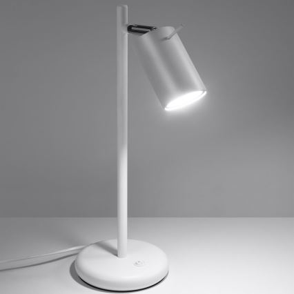 Candeeiro de mesa RING 1xGU10/10W/230V branco