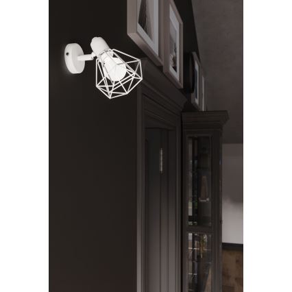 Foco de parede ARTEMIS 1xE14/40W/230V branco