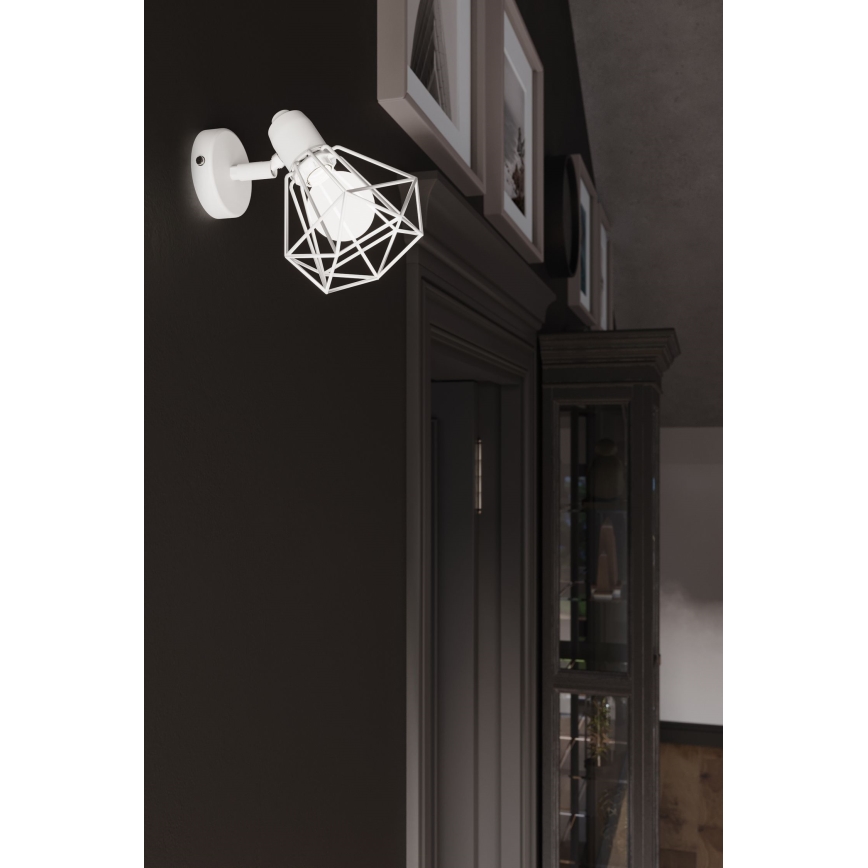 Foco de parede ARTEMIS 1xE14/40W/230V branco