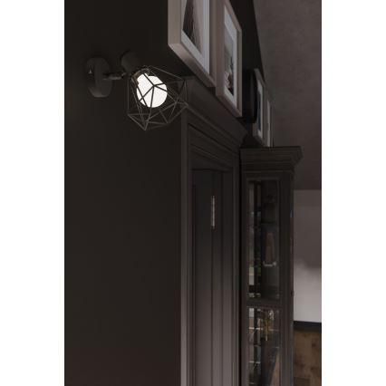 Foco de parede ARTEMIS 1xE14/40W/230V preto